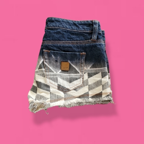 Roxy Denim Dip Dye Shorts - Picture 3 of 3